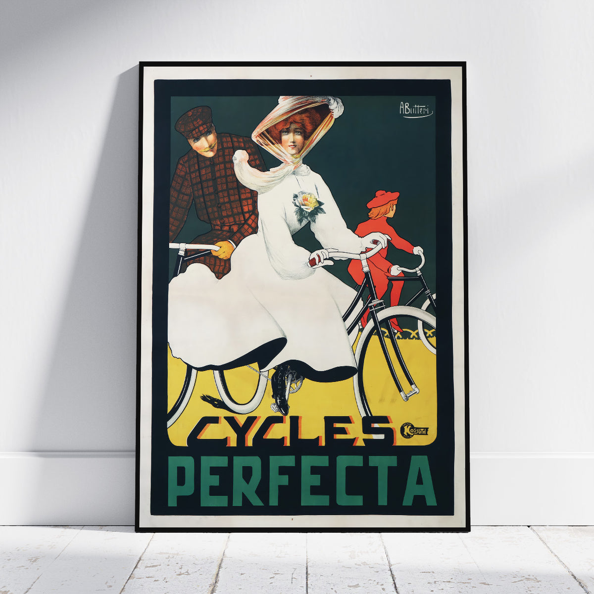 Cycles Perfecta · White Dress · 1898