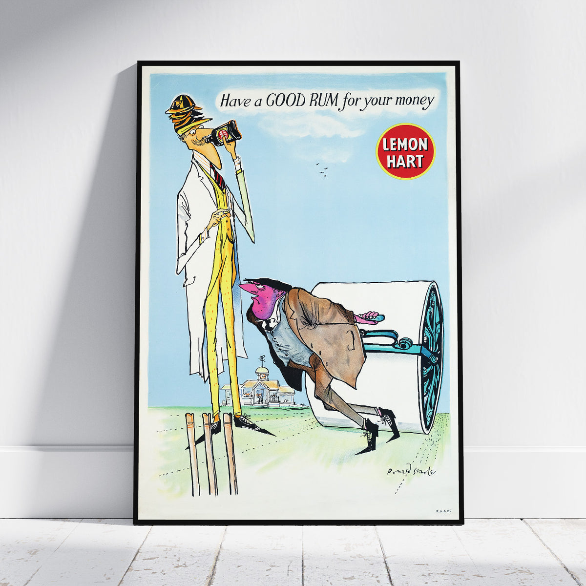 Lemon Hart Rum · Ronald Searle · United Kingdom Alcohol Comic · 1965